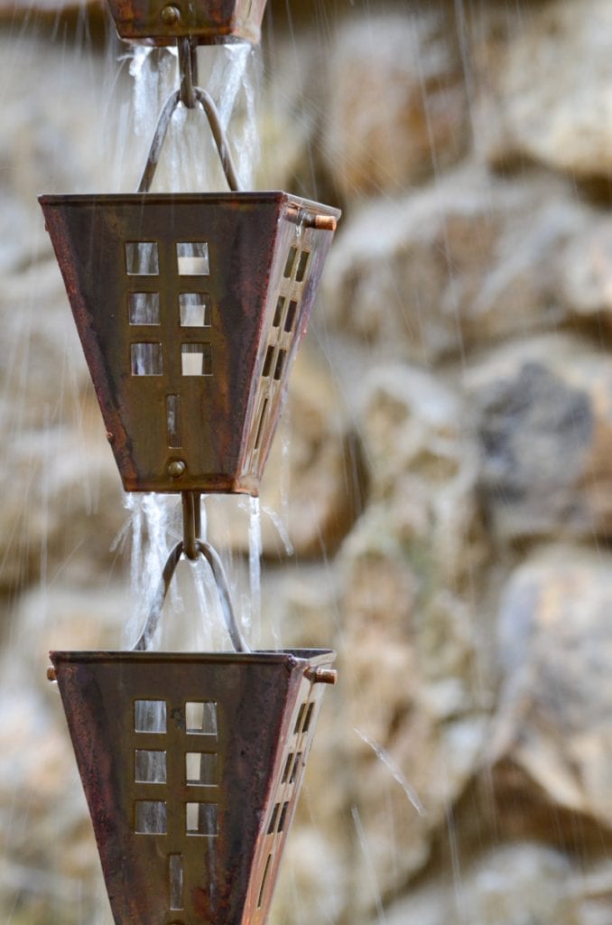 Rain Chains in Central Florida