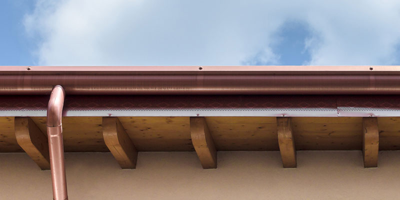 A Head-to-Head Comparison of Copper and Aluminum Rain Gutters